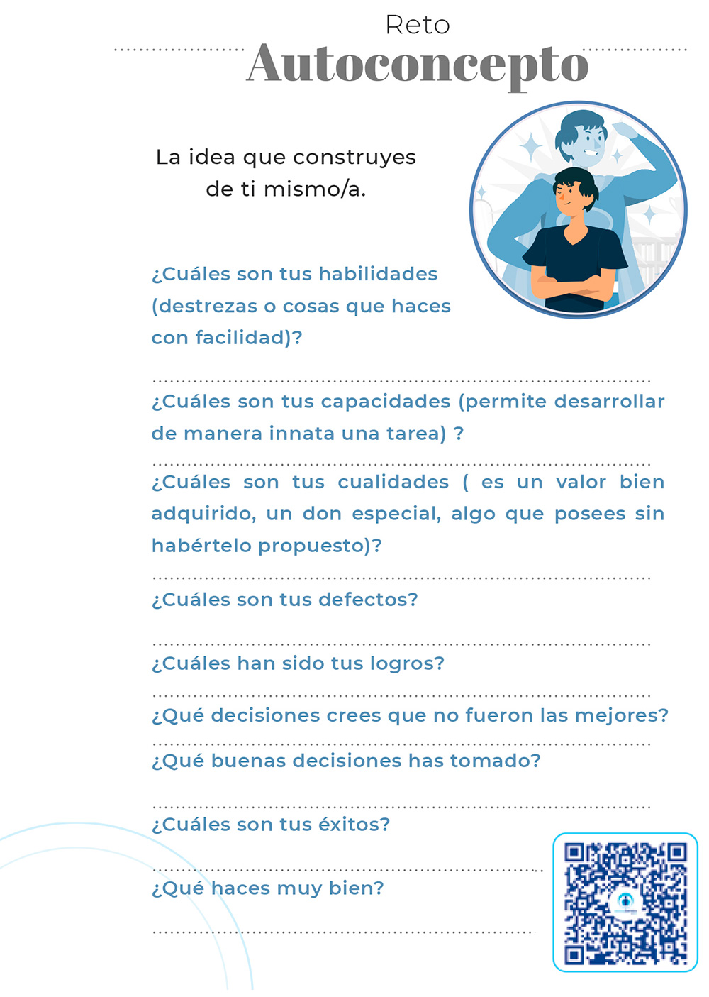 Autoconcepto, será profundizado por un especialista en salud emocional, contenido exclusivo para la comunidad constrúyete